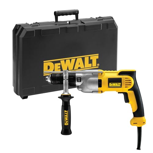 Dewalt 2-Gang Schlagbohrmaschine DWD524KS (1.100 Watt, Getriebegehäuse aus Metall, 13 mm Vollmetall-Schnellspannbohrfutter, Sicherheitskupplung, robustes Schlagwerk mit hoher Schlagfrequenz,) von DEWALT