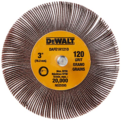 Dewalt dafe1h1210 3 Zoll von 1 von 1/4-Zoll HP 120 g Lamellenschleifer von DEWALT