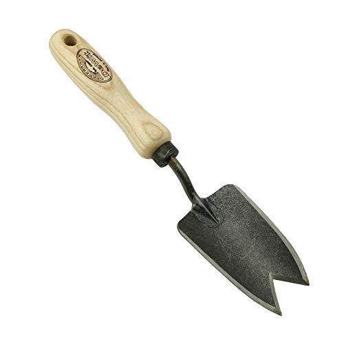 DeWit Blumenkelle 'X-Treme' schmal V-Schneide 28,5 cm I Blumenschaufel & Unkrautstecher aus Borstahl I FSC®-zertifizierte Handschaufel I Handgemachte Garten-Schaufel I Garden Tools – Made in Holland von DeWit