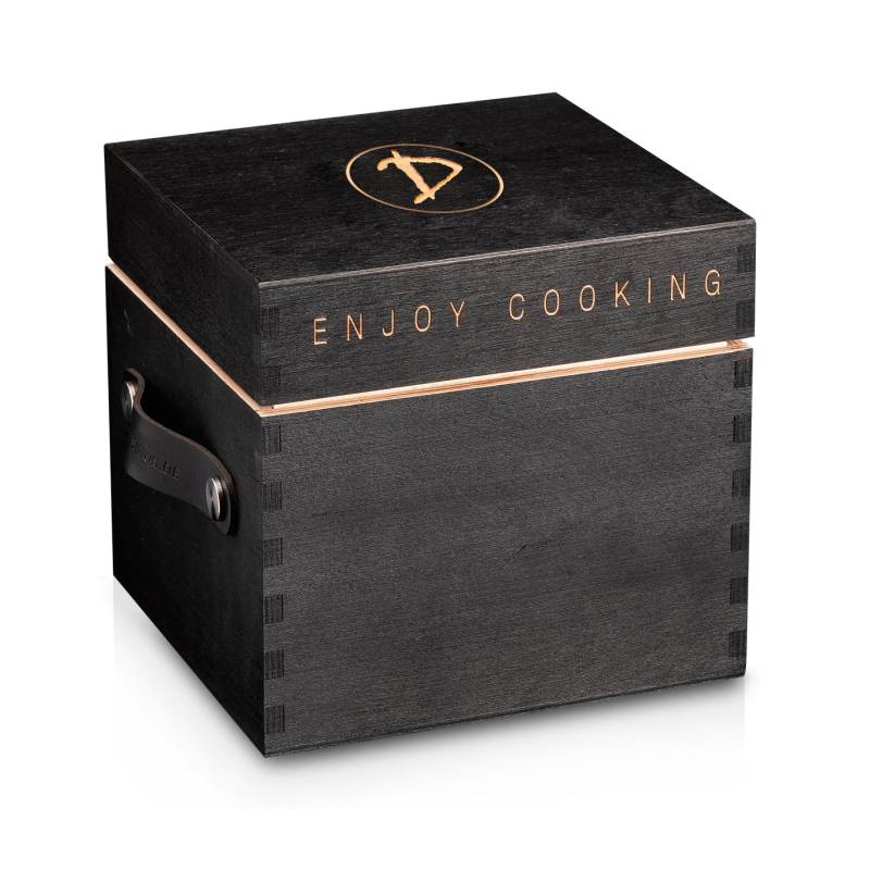 Transportbox für Tisch-Kochset für bis zu 2 Personen - 21 x 21 x 21 cm - schwarz Transportbox für Tisch-Kochset für bis zu 2 Personen - 21 x 21 x 21 cm - schwarz von DeWok