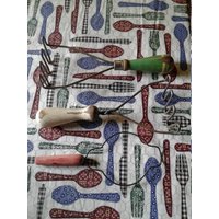Vintage Lot Von Drei Holzgriff Kartoffelstampfer Und Schneebesen/Rustikale Küchengeschirr von DeadAndGoneMarket