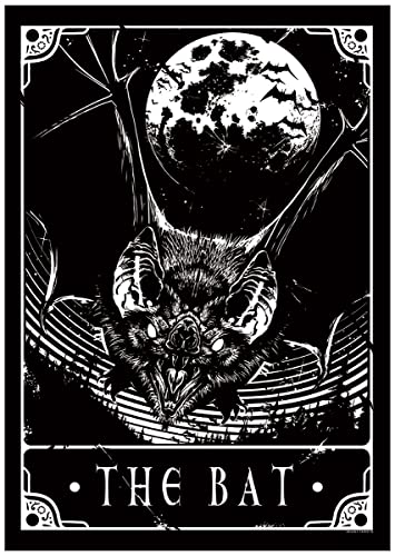 Deadly Tarot The Bat Mini-Poster Schwarz 32x44cm von Deadly Tarot