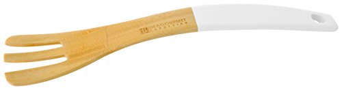 Deagourmet 118, Isis Fleischgabel in Bambu '100% Natur mit Griff weiß, 32,2 x 5,7 cm von Deagourmet