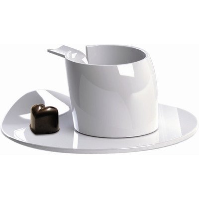 DEAGOURMET Materia Espressotasse und Untertasse, 4 Stück von Deagourmet