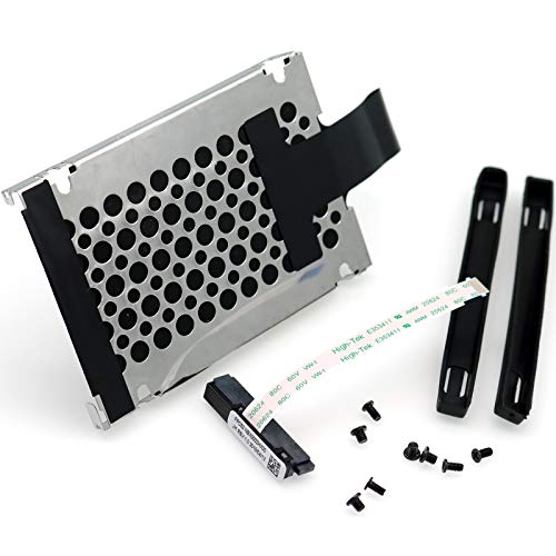 Dea4GO 12-poliger 2,5 Zoll SSD-Festplatten-Caddy mit SATA-HDD-Kabel für HP Pavilion 15-DK 15-DK000 15-DK0157TX TPN-C141 FPC52 NBX002HX00 von Deal4GO