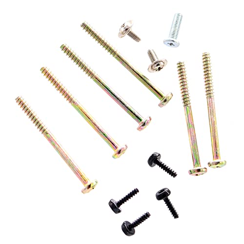 Deal4GO Ersatzschrauben-Set für PS3 Slim 2000 3000 Konsolengehäuseschrauben, 13 Stück von Deal4GO