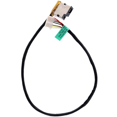 Deal4GO 90W DC Power Jack Cable 799750-F23 Ersatz für HP 17-CN 17-CP 15-EF 15-DY 15-DW 15-CS 15-CN 15s-FQ 250 255 G6 G8 G9 von Deal4GO