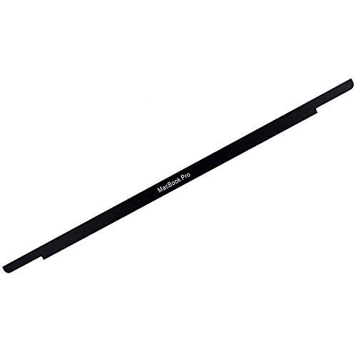 Deal4GO Kunststoff-LCD-Bildschirm Frontblende Blende Logo Abdeckung für MacBook Pro 13 Zoll A1706 A1708 2016 2017 2018 A1989 A2159 (schwarz) von Deal4GO