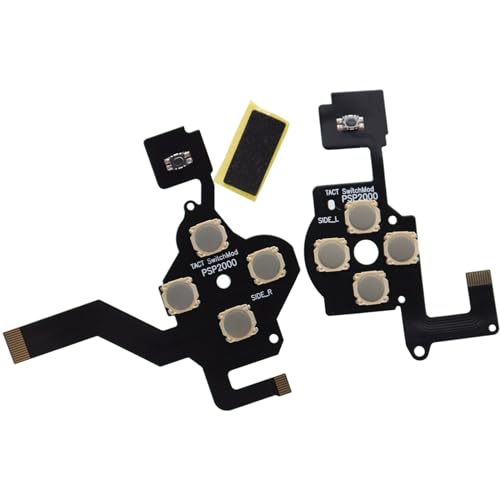Deal4GO Linke und rechte Tastatur-Taste, Membran, leitfähiges Folienband, Flexkabel-Set, Ersatz für PSP 2000 Konsole von Deal4GO