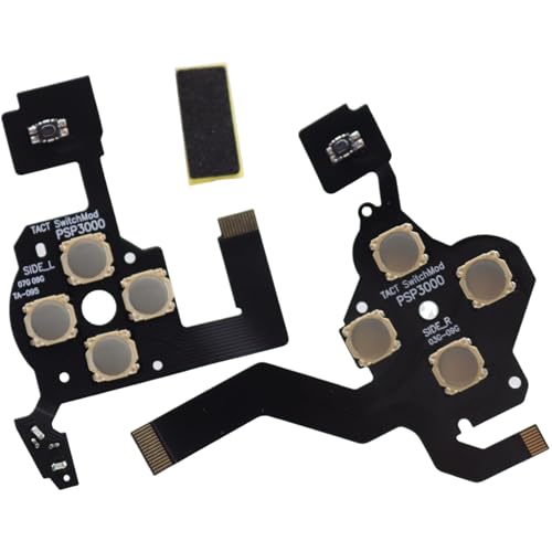 Deal4GO Linke und rechte Taste, Membran, leitfähiges Film-Pad, Flex-Kabel-Set, Ersatz für PSP 3000 TA-095 Konsole von Deal4GO