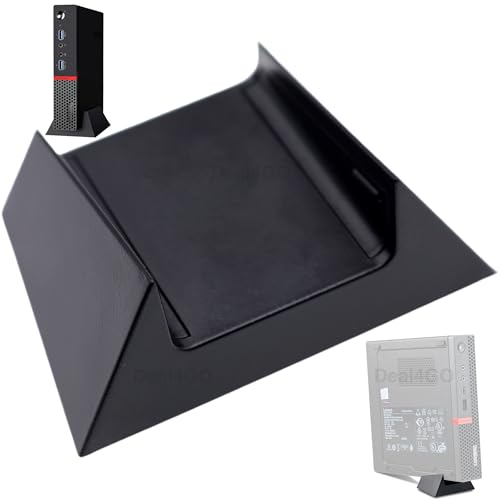 Deal4GO Mini Vertical Stand 4XF0N03160 Ersatz für Lenovo ThinkCentre M910Q M92P M93P M910Q M900 M700 M600 M900X P340 Tiny III IV Desktop von Deal4GO