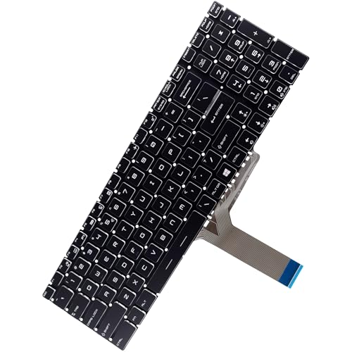 Deal4GO Tastatur mit Hintergrundbeleuchtung für MSI GL65 Leopard 10SFK-062, GS73 GL75 GP75 GF75 GE72 GE75 GS72 GS63 GE73 GS63VR GS73VR Deal4GO Tastatur mit Hintergrundbeleuchtung für MSI GL65 Leopard 10SFK-062, GS73 GL75 GP75 GF75 GE72 GE75 GS72 GS63 GE73 GS63VR GS73VR von Deal4GO