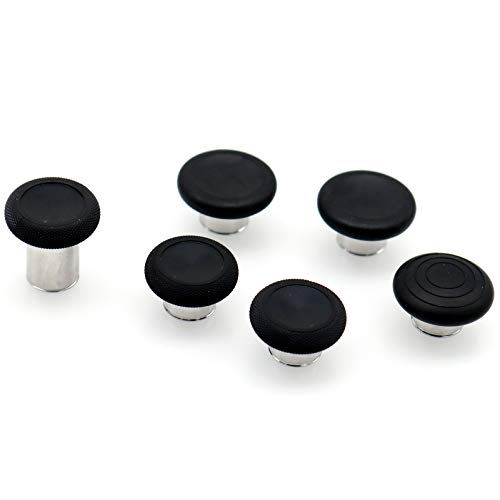 Ersatz-Thumbsticks für Xbox One Elite 2 Schwarz 6er-Pack Analog-Thumbsticks. von Deal4GO