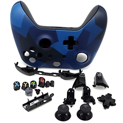 Xbox One S Controller Teile Grau/Blau Komplettes Schalen-Set von Deal4GO