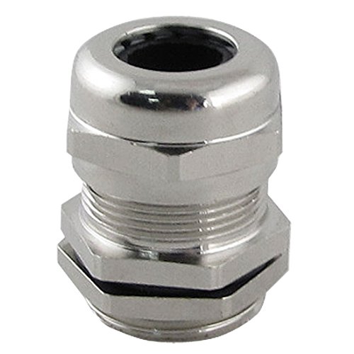 DealMux Edelstahl 6,0-12,0 mm M20 Kabelverschraubung mit Kontermutter von DealMux