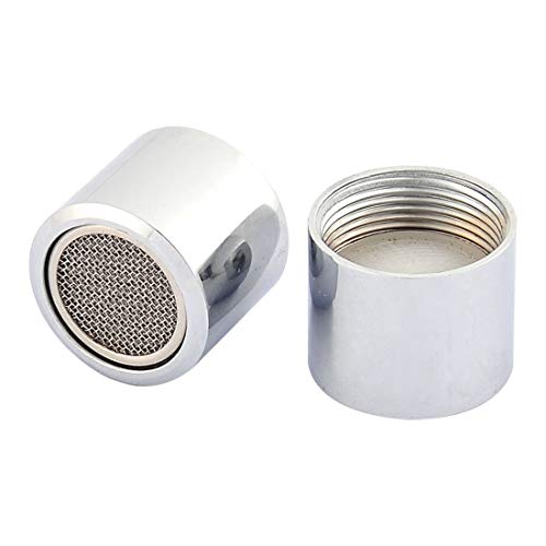 DealMux Edelstahl Familie Wasserhahn Filternetz Düse 19mm Innengewinde 2 Stück Silber Ton von DealMux