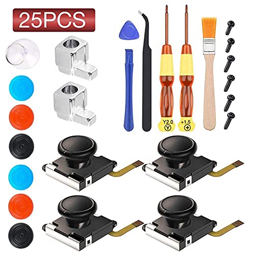 DealMux Joycon Joystick Ersatzteil, analog, kompatibel mit Switch Joy mit Controller, Reparaturset von DealMux