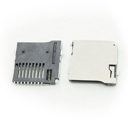 DealMux PCB SMD Push-Out Flip Typ TF Micro SD Speicherkarten Sockel 10 Stück von DealMux