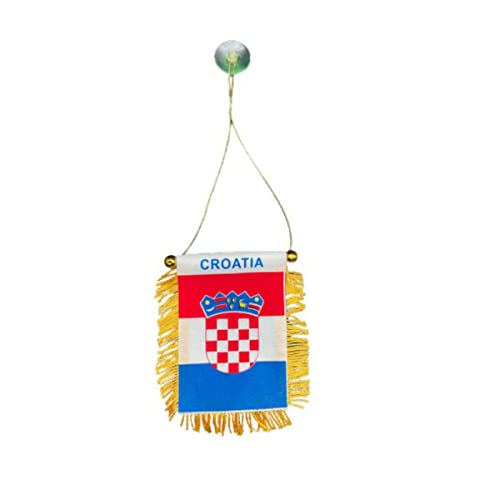 Kroatien Wimpel mit Saugnapf Flagge Auto Flagge Croatia von Dealfuchs24