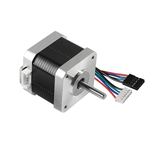 Dealikee 3D Printer Motors Nema 17 Stepper Motor 42 Motor 1.8 Stepper Angle 42BYGH 1.7A (17HS4401) motor 4-Lead W/1m Cable for 3D Printer Extruder Reprap Makerbot CNC von Dealikee