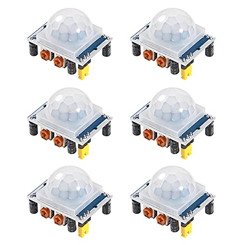 Dealikee 6pcs PIR Infrared Sensor IR Human Body Motion Module. Blue Dealikee 6pcs PIR Infrared Sensor IR Human Body Motion Module. Blue von Dealikee