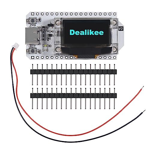Dealikee for ESP32 OLED WiFi Kit Development Board New Version 8MB Flash ESP32 WiFi + Bluetooth 0.96 Inch OLED Display Dealikee for ESP32 OLED WiFi Kit Development Board New Version 8MB Flash ESP32 WiFi + Bluetooth 0.96 Inch OLED Display von Dealikee