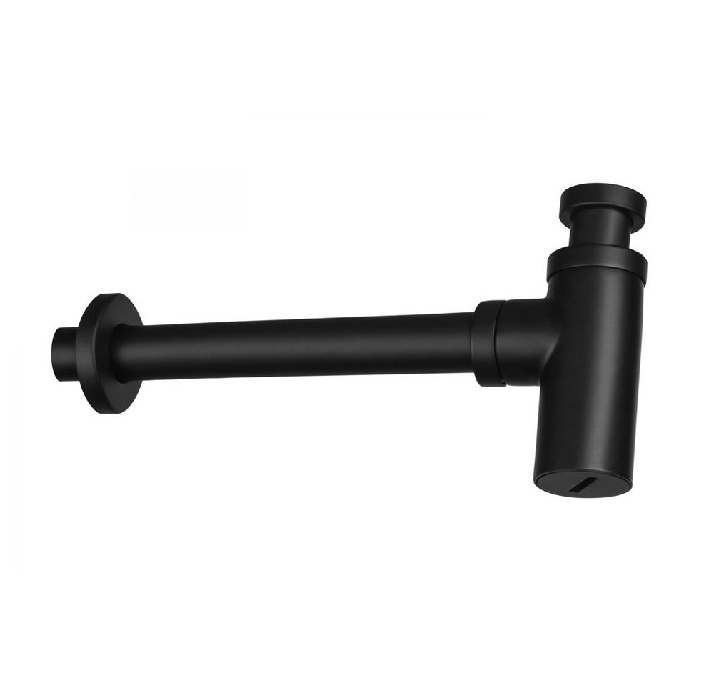 Lomadox Siphon ARNIKA-30, design Siphon für Waschbecken schwarz von Lomadox