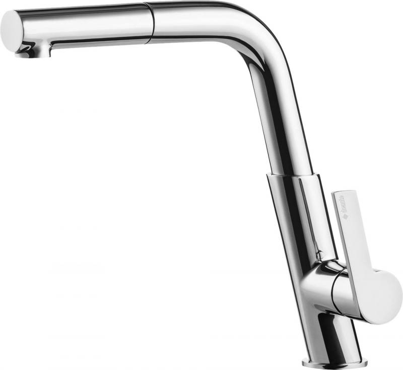 Lomadox Küchenarmatur SILIA-30 Einloch Spülenarmatur Wasserhahn Küchenarmatur Chrom von Lomadox