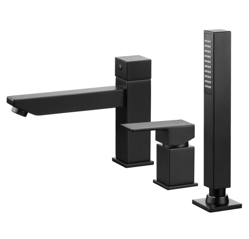 Lomadox Wannenarmatur ANEMON-30 Badewannen Armatur mit Handbrause matt schwarz Lomadox Wannenarmatur ANEMON-30 Badewannen Armatur mit Handbrause matt schwarz von Lomadox