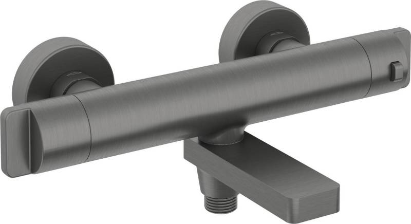 Deante Wannenarmatur Thermostatbatterie mit klappbarem Auslauf und ergonomischen Griffen Sicherheitssperre bei 38°C von Deante