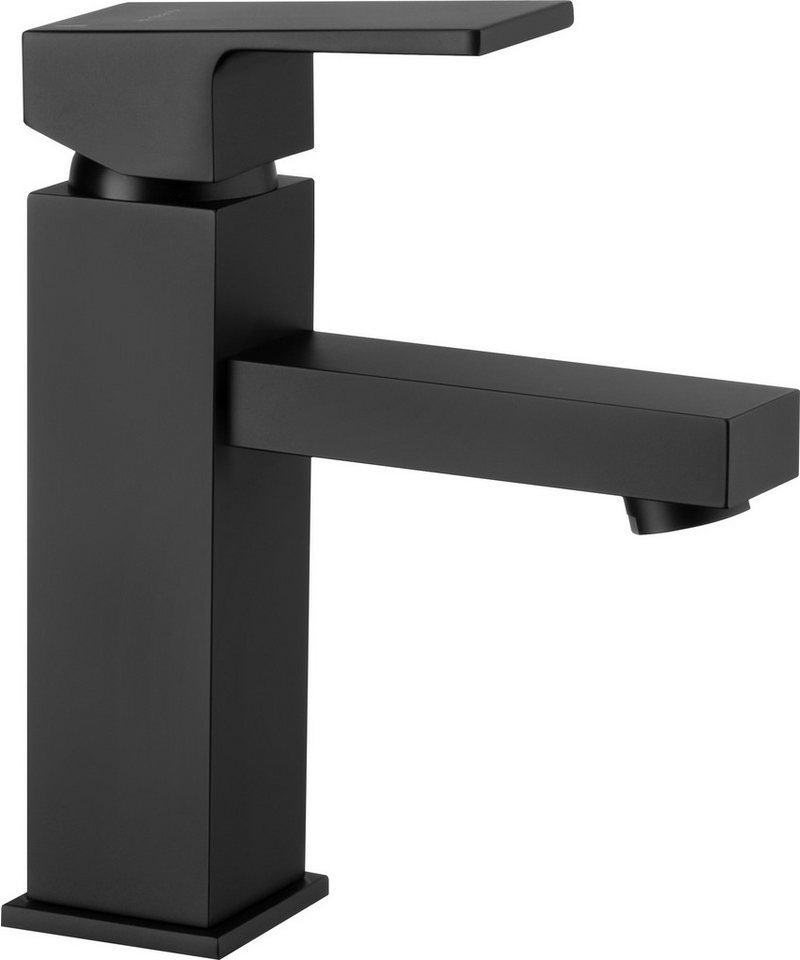 Deante Waschtischarmatur »Anemon« Waschbeckenarmatur in Nero-Beschichtung Keramikkartusche, Design mit kubistischen Formen und scharfen Akzenten Deante Waschtischarmatur »Anemon« Waschbeckenarmatur in Nero-Beschichtung Keramikkartusche, Design mit kubistischen Formen und scharfen Akzenten von Deante