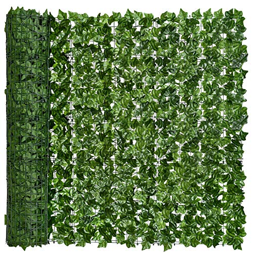DearHouse Künstlicher Efeu Sichtschutzzaun, 299,7 x 199,9 cm, künstliche Hecken und künstliche Efeublätter, Dekoration für Außenbereich, Gartendekoration, Garten DearHouse Künstlicher Efeu Sichtschutzzaun, 299,7 x 199,9 cm, künstliche Hecken und künstliche Efeublätter, Dekoration für Außenbereich, Gartendekoration, Garten von DearHouse