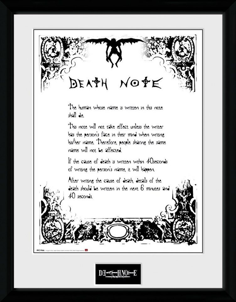 Death Note Kunstdruck von Death Note