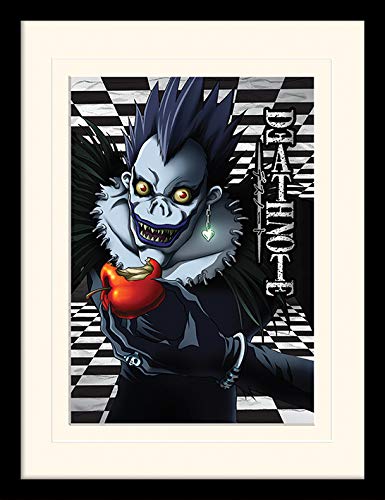 Death Note 'Ryuk Checkered' montiert und gerahmt 30 x 40, 30 x 40 cm von Death Note