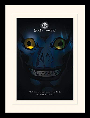 Death Note 'Ryuk Shadow' montiert & gerahmt 30 x 40,30 X 40 cm von Death Note