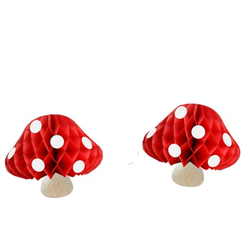 2 Stück Pilze Deko Herbstdeko aus Papier 20 cm Herbst Fliegenpilze Dekoration Innen Rote Mushroom Decor Aesthetic als Herbst- und Weihnachtsdekoration Tischdeko für Garten 2 Stück Pilze Deko Herbstdeko aus Papier 20 cm Herbst Fliegenpilze Dekoration Innen Rote Mushroom Decor Aesthetic als Herbst- und Weihnachtsdekoration Tischdeko für Garten von Deauparkoty