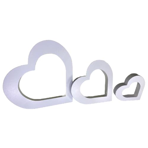 3 Stück Holzherzen Deko Holzdeko für Hochzeitsdeko Hochzeit Deko Hochzeitsgeschenk - 15/10/6.5cm Geschenk Brautpaar Valentinstag Geburtstag Babyshower Verlobung Standesamt 3 Stück Holzherzen Deko Holzdeko für Hochzeitsdeko Hochzeit Deko Hochzeitsgeschenk - 15/10/6.5cm Geschenk Brautpaar Valentinstag Geburtstag Babyshower Verlobung Standesamt von Deauparkoty