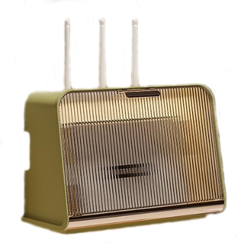 Deautie Wandmontage Aufbewahrungsbox, Große Kapazität Aufbewahrungsbox, Router Schrank, Router Aufbewahrungsbox, Geeignet für die Aufbewahrung von Routern, Set-Top-Boxen, Steckern usw von Deautie