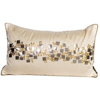 Bling Silber Quadrate Kissen, Polyester Lumbar Dekokissen, Schlafzimmer Dekor Bezug & Einsatz, Jahrestag Geschenk von Debage