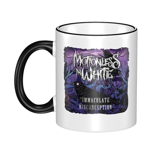 Moti-onlěss Bnad White Tassen - Lustige Geschenktasse, Keramik-Kaffeetasse/-becher, Geschenk für Männer oder Frauen 330ml von Debardelebn