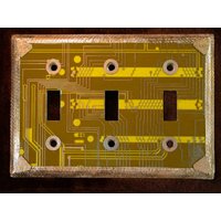 Recycled Circuit Board Schalter Platte Geekery Sp2 von DebbyAremDesigns