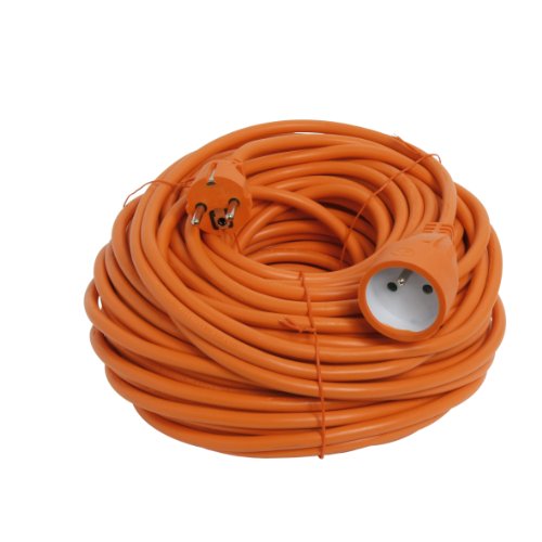 Debflex 344409 Verlängerung, Kunststoffmantelleitung HO5VV-F 3G1,5, Orange, 40 m von DEBFLEX