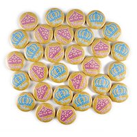30 Prinz Oder Prinzessin Magnete Baby Shower Spiele. Blau Pink. 1" Mini-Magnete von DebrandLife