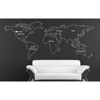 Ausgestretter Weltkarten-Aufkleber Mit Continents Vinyl Wall Sticker Decor Home Wanddekale Stick Auf Der Art Von-Outlined World Map Sd 090 Ausgestretter Weltkarten-Aufkleber Mit Continents Vinyl Wall Sticker Decor Home Wanddekale Stick Auf Der Art Von-Outlined World Map Sd 090 von DecaIisland
