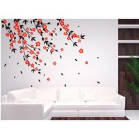 Cherry Blossom Baum Wand Aufkleber Für Schlafzimmer Decals Baby Room Designs-stick Am Wall Art Durch Decalisland - Kinderzimmer-Erklärung-Sd-042 von DecaIisland