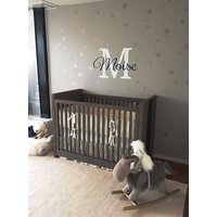 Silber Konfetti Sterne Mit Namen Stick Auf Wand Kunst Stern Aufkleber Set Für Kinderzimmer Von Decalisland-Sd-092 von DecaIisland