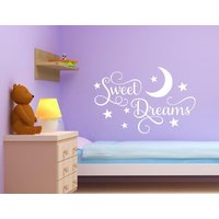 Süße Träume Zitat Aufkleber Kinderzimmer Zimmer Wand Decals Kinder Home Decor Stern Und Mond - Süße Di 006 Süße Träume Zitat Aufkleber Kinderzimmer Zimmer Wand Decals Kinder Home Decor Stern Und Mond - Süße Di 006 von DecaIisland