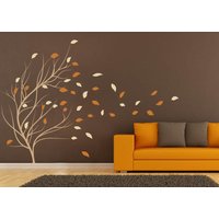 Wandaufkleber Für Schlafzimmer Decal Windigen Baum Decals Wände Wand Aufkleber Decor Stick Zur Wandkunst Decalisland - Sd 016 von DecaIisland