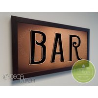 Home Bar Sign, Home Bar, Bar Schilder, Dekor, Wet Schild, Geschenk Für Besitzer, Schilder von DecaModa