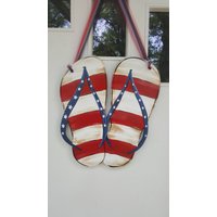 Sommer-Flip Flops in Alle Farben Tür Hängen von DecadentDoorsbyMandy